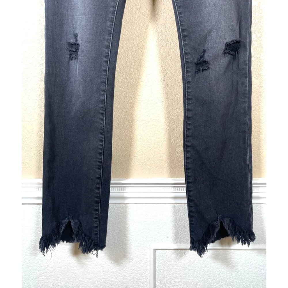 Jonathan Simkhai Standard Jeans River High Rise Straight Leg in Vintage Noir - Picture 16 of 16